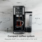 Ninja Drip Coffee Maker, DualBrew Pro Hot & Iced, Black, CFP101 | Single Serve to Carafe, Brew with Pods & Grounds, Compatible with K Cups, 3 Brew Styles, 60oz Removable Reservoir