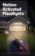 Ring Floodlight Camera 4K Plus (newest gen), Wired, Retinal 4K, Motion-Activated Floodlights, 3D Motion Detection, business or home wireless outdoor security camera, alternative to CCTV