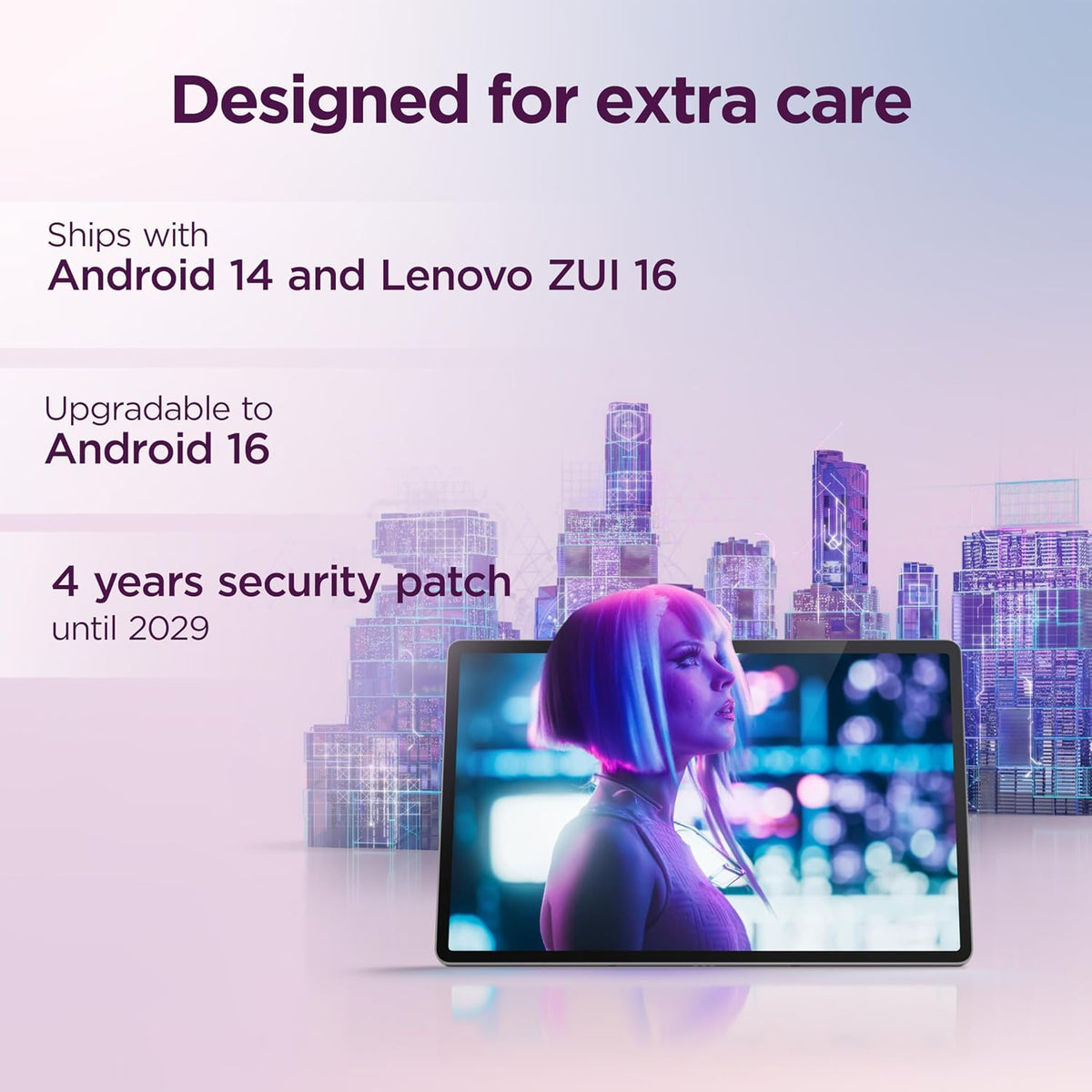 Lenovo Idea Tab Pro Android Tablet | 12.7 inch Full HD Display | MediaTek Dimensity 8300 | 128GB | Wi-Fi 6 | 8GB RAM | Luna Grey + Pen