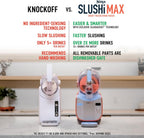 Ninja SLUSHi MAX Smart Frozen Drink Maker, 12+ Servings, Peach, FS605 | 2X BIGGER & 2X FASTER than the original Ninja SLUSHi, SlushAssist Technology, XXL 150 oz vessel, 12+ servings