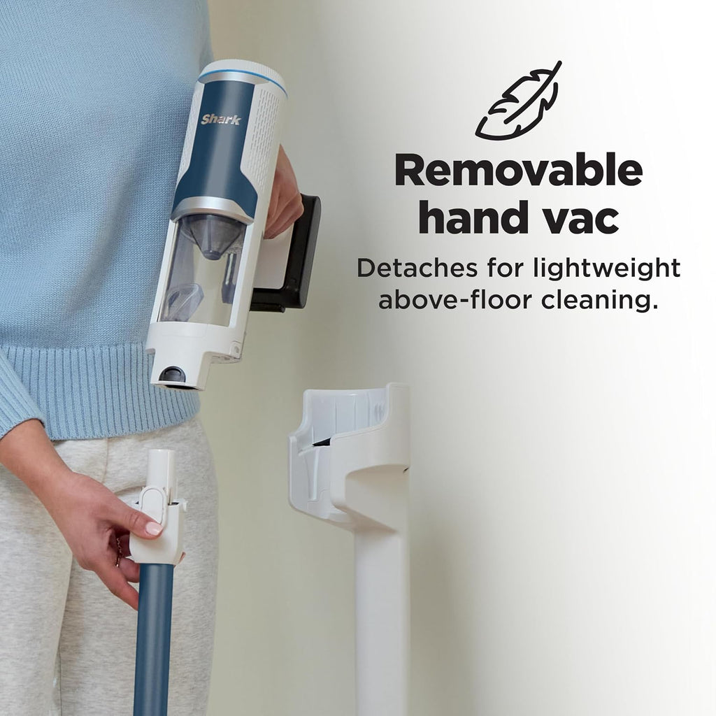 Shark Clean & Empty Cordless Stick Vacuum, 40-Min Runtime, Blue, BU3523