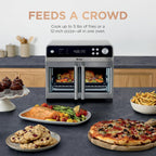 Ninja French Door Premier Air Fry Oven, 10-in-1, 20.3 Qt, Stainless, FO101 | 450F cyclonic air, PFAS-free surface, Air fry, sear crisp, bake, broil, toast, dehydrate