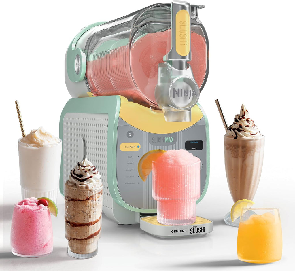 Ninja SLUSHi Max XXL Smart Frozen Drink Maker | Top Performance & Smart Technology, Party-Size 150oz Capacity, No Ice Needed, 6 Programs, Ideal Temp & Texture up to 12 hours | Mint FS605IV