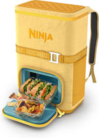 Ninja FrostVault™ Go Soft Backpack Cooler, Dry Storage, Hammock Hangout | Ninja FrostVault Go soft cooler, stays cool for hours with a leakproof, easy-access lid, and carries like a backpack