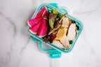 Ello Duraglass 3.4 Cup Glass Meal Prep Containers, 6 Pc, 3 Pack,Mixed Berry