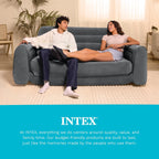 Intex Inflatable Pull-Out Sofa Convertible Queen Size Air Mattress