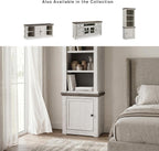 Signature Design by Ashley Havalance Left Pier Cabinet, Farmhouse Bookcase