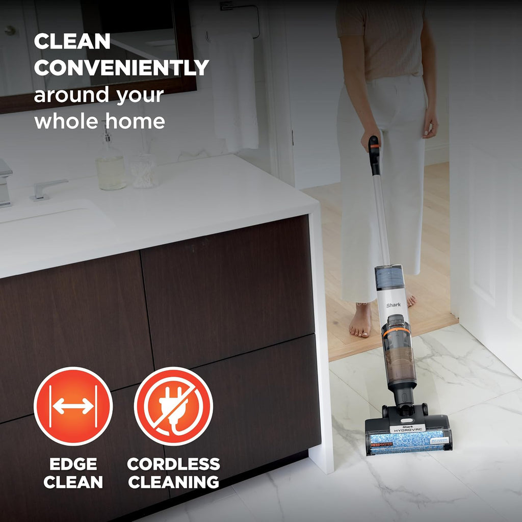 Shark HydroVac MessMaster Wet Dry Vacuum & Mop Combo, AW261
