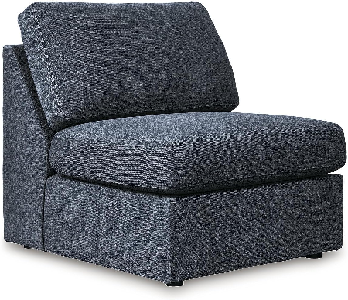 Signature Design by Ashley 6-Piece Modular Sectional, Ink Fabric, Modmax | 100% polyester performance fabric, Reversible cushions, Customizable modular layout, Sag-resistant platform system
