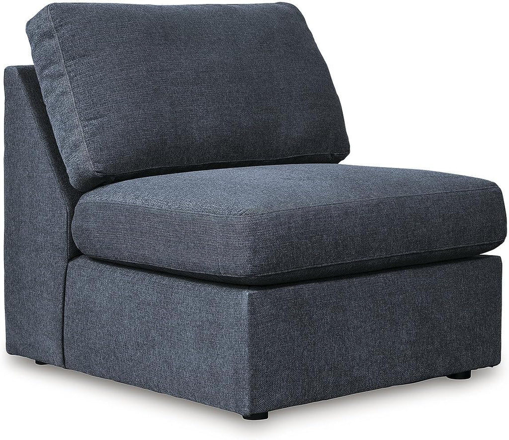 Signature Design by Ashley 6-Piece Modular Sectional, Ink Fabric, Modmax | 100% polyester performance fabric, Reversible cushions, Customizable modular layout, Sag-resistant platform system