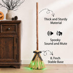 Halloween Decorations Indoor - 49" Animated Floating Lighted Witch Broom