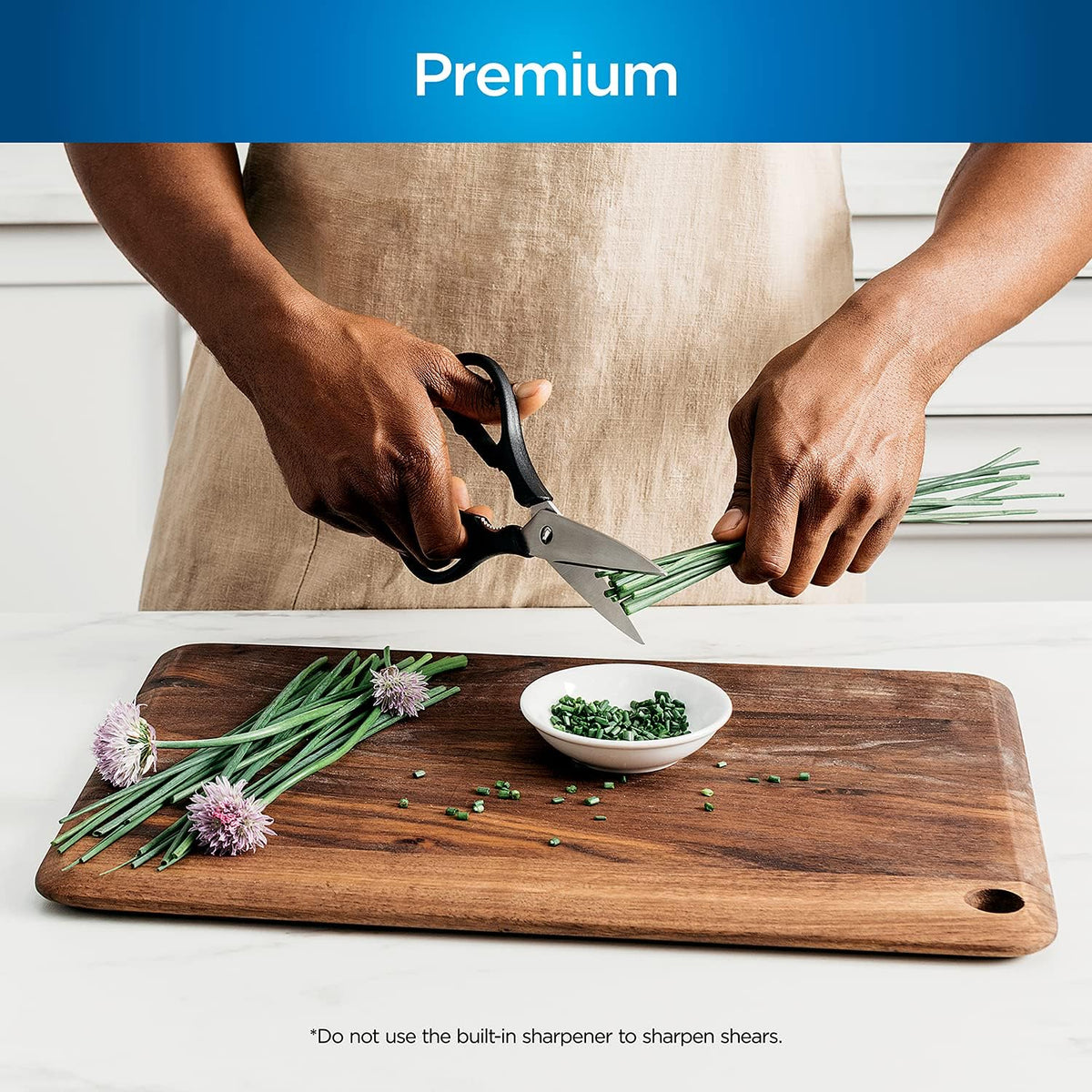Ninja K32009 Foodi NeverDull Premium Knife System, 9 Piece Knife Block Set with Built-in Sharpener, German Stainless Steel Knives, Black