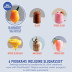 Ninja SLUSHi MAX Smart Frozen Drink Maker, 12+ Servings, Peach, FS605 | 2X BIGGER & 2X FASTER than the original Ninja SLUSHi, SlushAssist Technology, XXL 150 oz vessel, 12+ servings