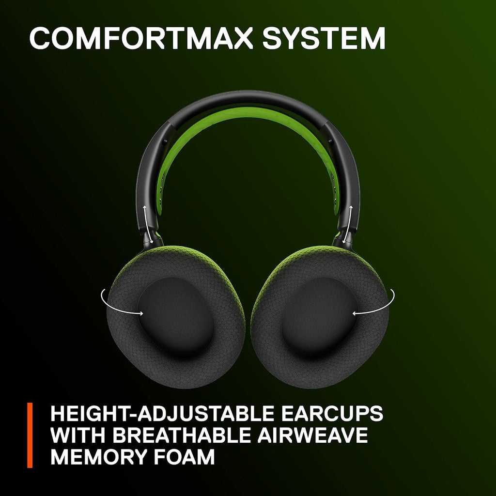 SteelSeries Arctis Nova 7X Wireless Xbox Series X/S Gaming Headset - Neodymium Magnetic Drivers - Dual Wireless Xbox & Bluetooth Audio - 38H USB-C Battery - AI Mic - Supports PS5, PC - Black