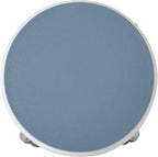 HOMCOM 360° Swivel Seat Bath Shower Stool Adjustable Height Light Blue