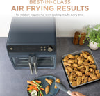 Ninja French Door Premier Air Fry Oven, 10-in-1, Cyberspace, FO101BL | 450F cyclonic air, PFAS-free surface, Air fry, sear crisp, bake, broil, toast, dehydrate