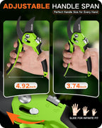 Bypass Secateurs for Small Hands with Continuously Adjustable Grip