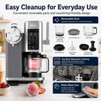Ninja NC701 CREAMi Swirl 13-in-1 Soft Serve Ice Cream Machine (Renewed) Bundle with 2 YR CPS Enhanced Protection Pack