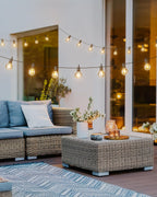 Brightown Outdoor String Lights, 29FT G40 LED IP65 Waterproof Patio Lights