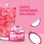 Ninja Thirsti Flavored Water Drops, Fruiti Chill Dragon Fruit, Zero Calorie | Zero Sugar, 12oz drinks, 3 Pack, Compatible with All Ninja Thirsti Drink Systems - WC1000, WC2000 & WC3000, WCFDGFTAM