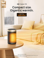 DREO Space Heater, Portable Electric Heaters for Indoor Use with Thermostat