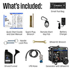 Westinghouse 18000 Peak Watt Tri-Fuel Home Backup Portable Generator, Remote Electric Start, Transfer Switch Ready, Gas, Propane, and Natural Gas Powered, CO Sensor