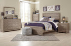 Signature Design by Ashley Culverbach Scandinavian 6 Drawer Dresser, Weathered Gray