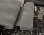 Signature Design by Ashley Power Recliner, Slate Zero Wall | Water-resistant faux leather, Zero-gravity power recline, Zero-draw USB port, Next-Gen Durapella Series