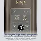 Ninja Creami Scoop & Swirl 13-in-1 Ice Cream and Soft Serve Maker, NC701BR | Ninja Creami Scoop and Swirl turns almost anything into ice cream and soft serve at a button touch, scooped or swirled