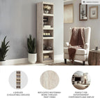 Signature Design by Ashley Willowton 72-Inch Bookcase Pier, Whitewash