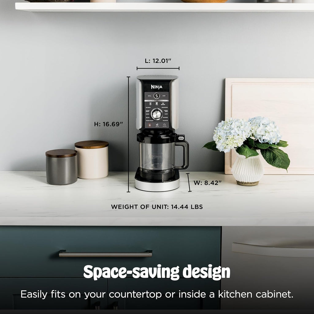 Ninja CREAMi XL Deluxe 11-in-1 Ice Cream & Frozen Treat Maker, NC501 | Ninja® CREAMi® XL Deluxe turns almost anything into ice cream, sorbet & gelato, with 24 oz. XL Tubs for the whole family.