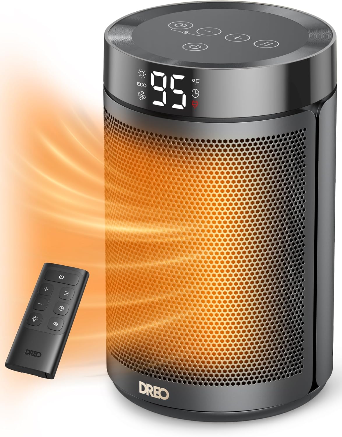DREO Space Heater, Portable Electric Heaters for Indoor Use with Thermostat