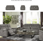 Signature Design by Ashley Power Recliner, Slate Zero Wall | Water-resistant faux leather, Zero-gravity power recline, Zero-draw USB port, Next-Gen Durapella Series