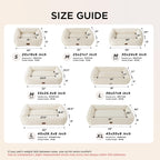Bedsure ComfyFleece® Cute Dog Beds Large Sized Dog Washable，36in Cream