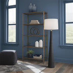 Signature Design by Ashley Hallburg Floor Lamp, Modern Black