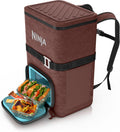 Ninja FrostVault™ Go XL Soft Backpack Cooler, Dry Storage, Canyon Red | Ninja FrostVault Go XL soft cooler, stays cool for hours with a leakproof, easy-access lid, and carries like a backpack