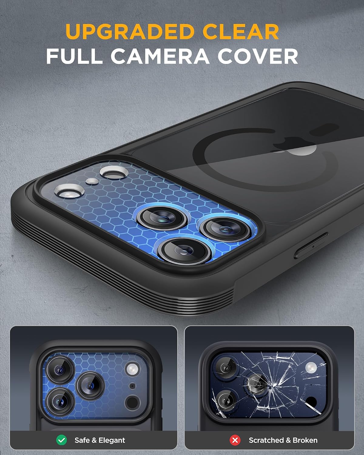 Miracase for iPhone 18 Pro Case Full-Body Cover with Glass Screen Protector