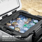 Ninja FrostVault™ 30qt Cooler with Wheels, Dry Storage, Spanish Moss | Ninja FrostVault's 30-qt capacity holds 48 cans, keeps food cool & dry, and rolls easily on all-terrain wheels