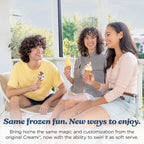 Ninja Creami Scoop & Swirl 13-in-1 Ice Cream and Soft Serve Maker, NC701BR | Ninja Creami Scoop and Swirl turns almost anything into ice cream and soft serve at a button touch, scooped or swirled