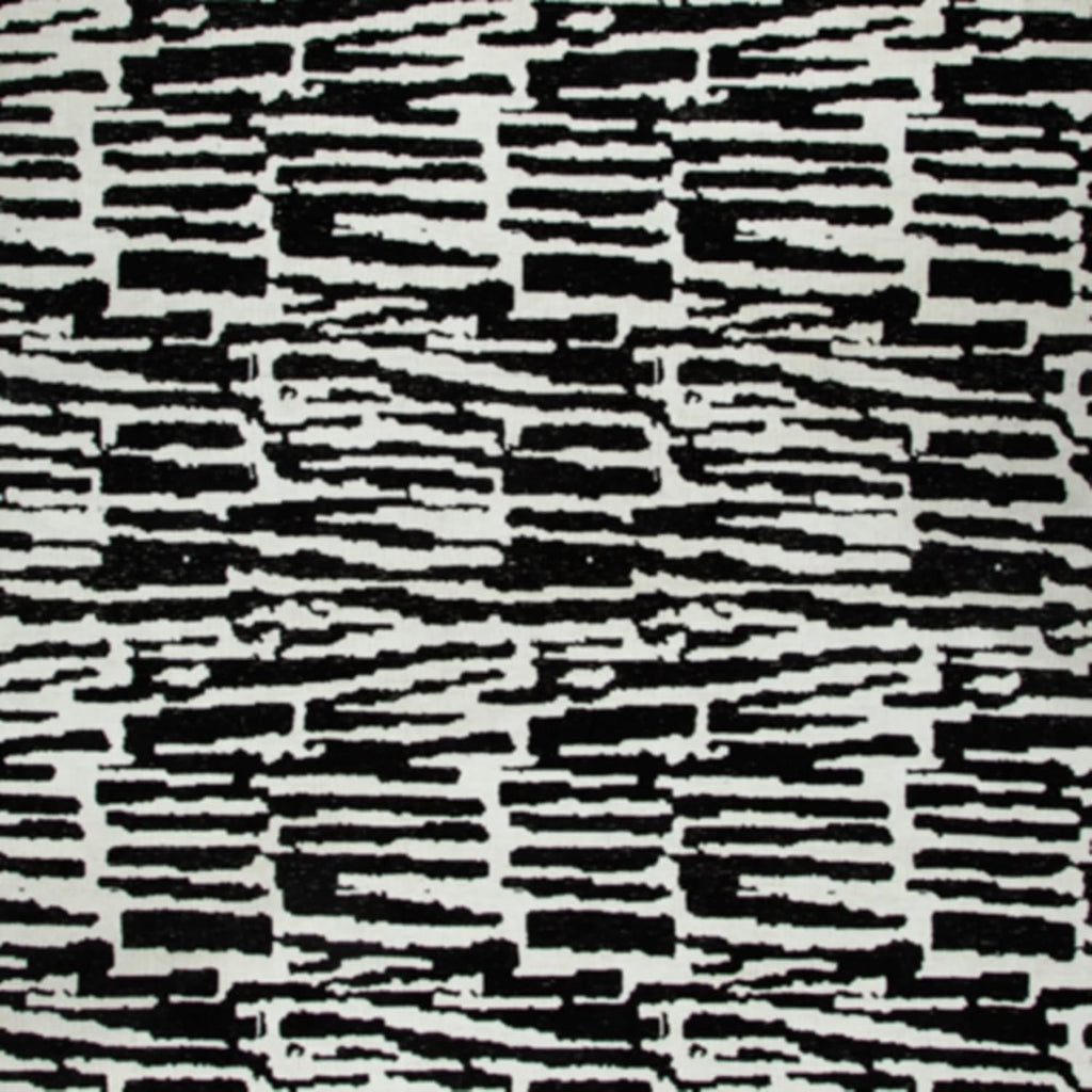 Signature Design by Ashley Area Rug, Abstract 10x14, Black/Ivory | Extra large modern abstract rug with medium 9 mm pile, 100% polyester for spacious living rooms, Bramshaw Series
