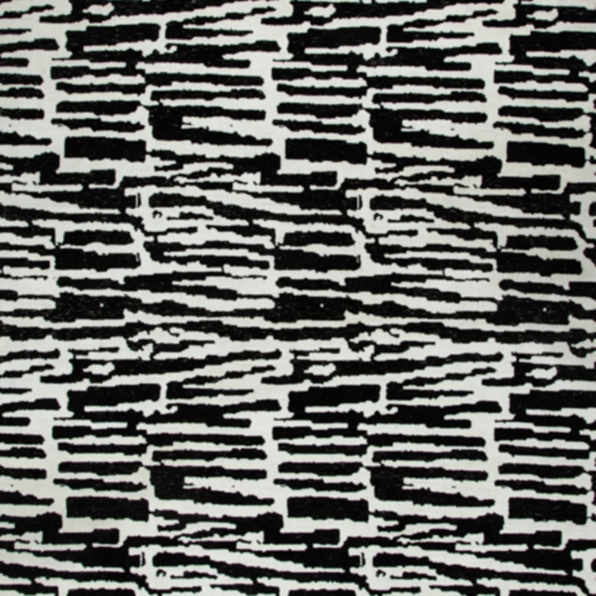 Signature Design by Ashley Area Rug, Abstract 10x14, Black/Ivory | Extra large modern abstract rug with medium 9 mm pile, 100% polyester for spacious living rooms, Bramshaw Series