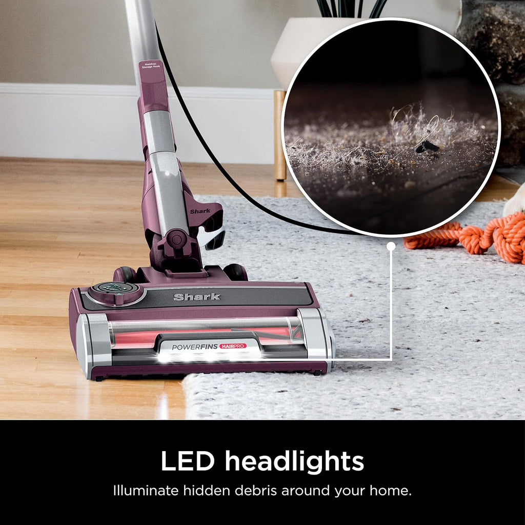 Shark PetPro Corded Stick Vacuum, Odor Tech, Wine Purple, Renewed, HZ702