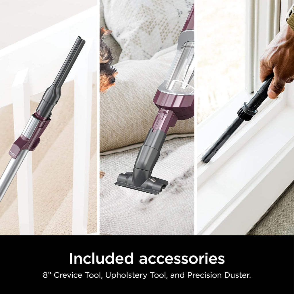 Shark PetPro Corded Stick Vacuum, Odor Tech, Wine Purple, Renewed, HZ702