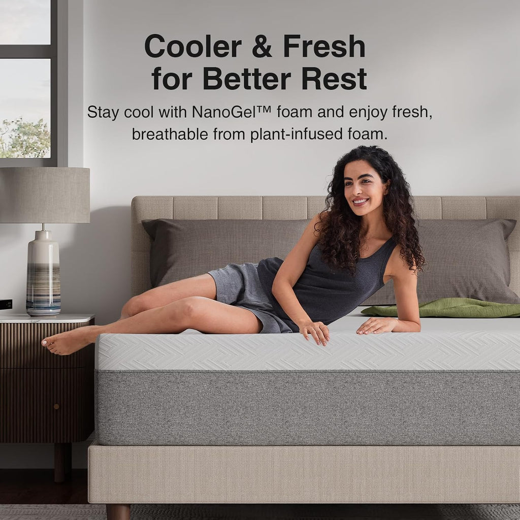 Novilla King Size Mattress, 12 Inch Gel Memory Foam King Mattress in a Box