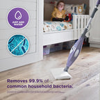 Shark Steam Pocket Mop with 2 Washable Double-sided Pads, Purple, S3501