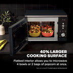 Ninja® Crispi™ Microwave & Air Fryer with FusionCrisp, Black, MW101BK1 | Replaces a countertop microwave and air fryer with 14 functions; Fast 1000W microwave and powerful 1700W Ninja® air fryer.