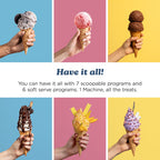 Ninja Creami Scoop & Swirl 13-in-1 Ice Cream and Soft Serve Maker, NC701BR | Ninja Creami Scoop and Swirl turns almost anything into ice cream and soft serve at a button touch, scooped or swirled