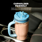 Ninja BlendBOSS Personal Blender, 26oz Tumbler, 1200PW, DB351BL | 1200-peak-watt BlendBOSS crushes ice to snow. 26-oz leakproof tumbler, chug spout & detachable straw. Dishwasher safe.