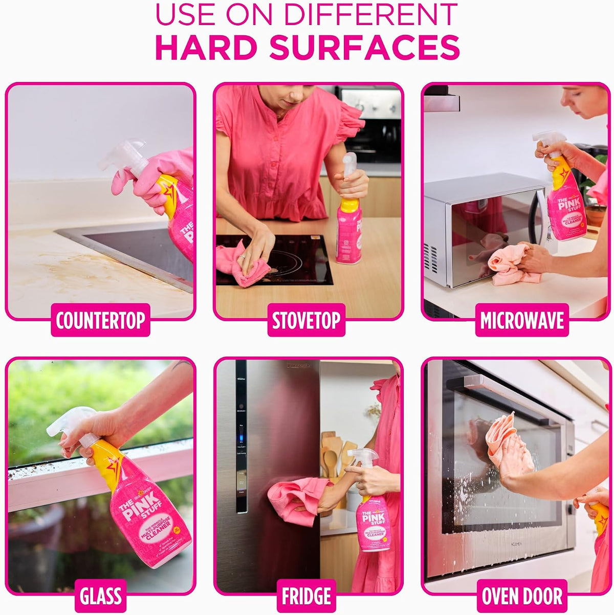 Stardrops The Pink Stuff Miracle Multi-Purpose Cleaner Spray, 25 Fl Oz