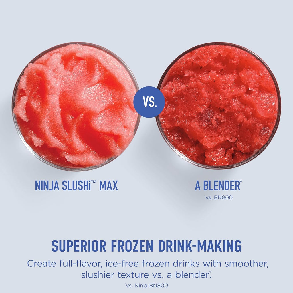 Ninja SLUSHi MAX Smart Frozen Drink Maker, 12+ Servings, Peach, FS605 | 2X BIGGER & 2X FASTER than the original Ninja SLUSHi, SlushAssist Technology, XXL 150 oz vessel, 12+ servings
